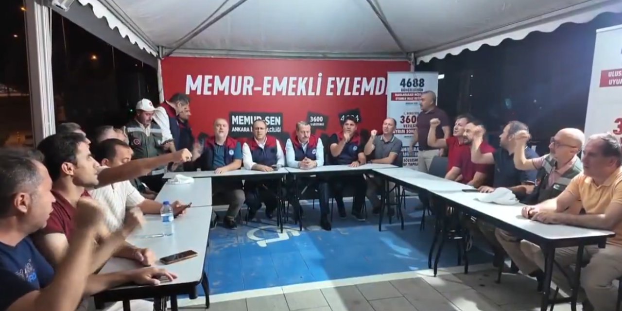 Zam Teklifini Kabul Etmeyen Memur-Sen 81 İlde Eylem Çadırı Kurdu