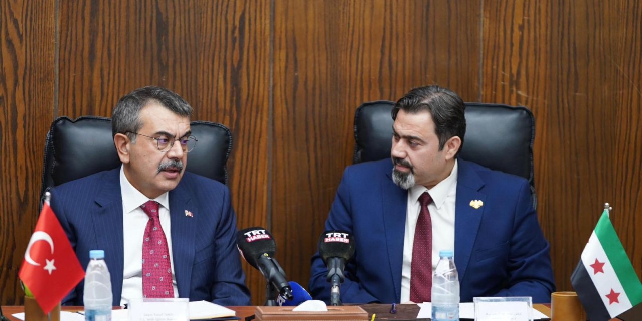 Bakan Yusuf Tekin'den Şam'da Önemli Açıklamalar