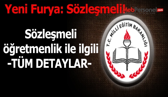 Sözleşmeli Öğretmenlik ile ilgili detaylar