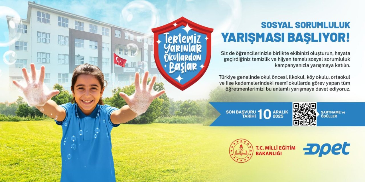 MEB ve OPET'ten Büyük Yarışma: Okula, Öğrencilere ve Öğretmenlere Toplam 125 Bin TL Ödül!