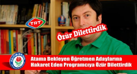 Öğretmen Adaylarına Hakaret Eden Programcıya Özür Dilettirdik