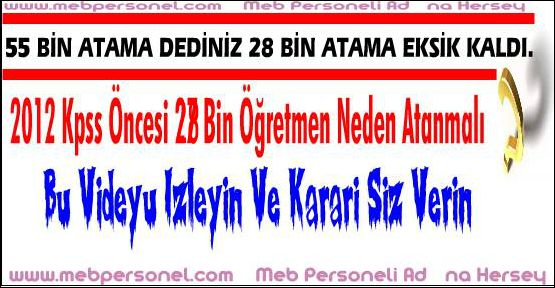 55 Bin Dediniz 27 Bin Atadınız (Video Haber)
