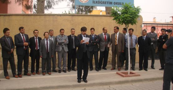 Eğitim  Bir Sen Ceylanpınar Temsilciliği  öğretmenlere yapılan şiddeti protesto etti