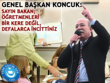 SAYIN BAKAN; BİR DEĞİL, DEFALARCA İNCİTTİNİZ