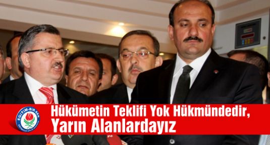 Yarın 81 İlde Alanlarda Olacağız