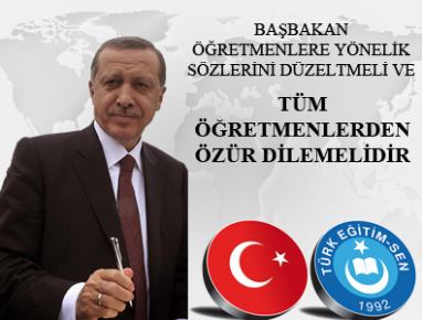 BAŞBAKAN TÜM ÖĞRETMENLERDEN ÖZÜR DİLEMELİDİR...