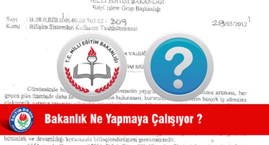 Bakanlık Ne Yapmaya Çalışıyor?