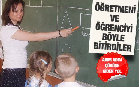 Öğretmenlik böyle ayağa düşürüldü!