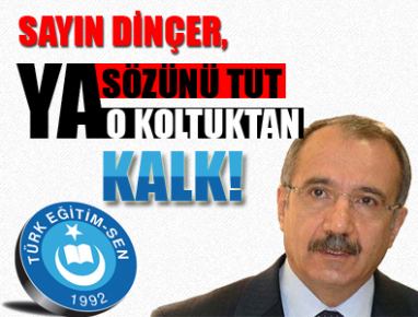 SAYIN DİNÇER, 30 Eylül yerine, 15 Eylül tarihini açıklamıştır.