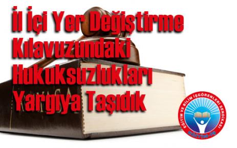 Eğitim-İş de MEB kılavuzunu Yargıya Taşıdı