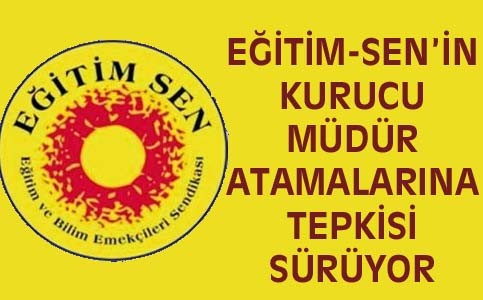 Eğitim-sen'den kurucu müdür atamalarına ilişkin açıklama