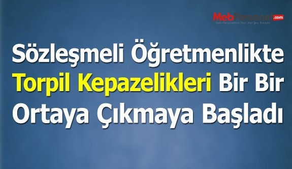Sözleşmeli Öğretmenlikte Torpil Arayışı Başladı