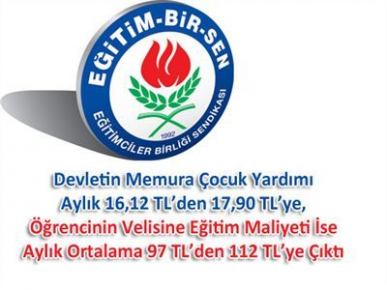 'Memur'a Çocuk Yardımı Çok Düşük!'...