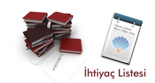 2. Sınıf İhtiyaç Listesi