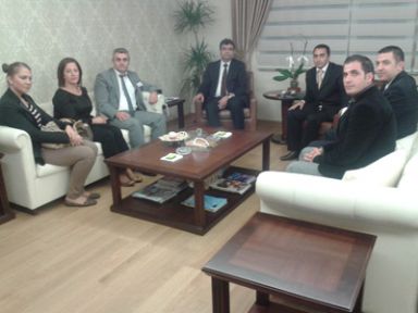 Eğitim Söz Sen Bakan Yardımcısı Orhan Erdemle görüştü