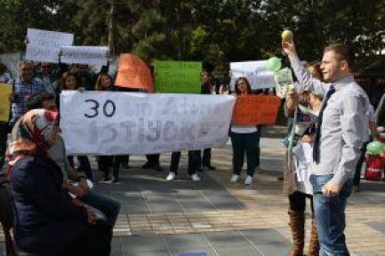 Şubatçılar Kayseri Grubu  Şubatta 30 bin öğretmen ataması Eylemi