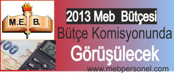 Meb Bütçesi Plan Bütçe Komisyonda Görüşülecek