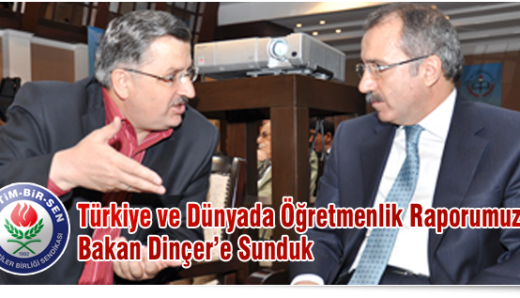 Ahmet Gündoğdu Ömer Dinçer ile Öğretmen Atamaları İçin  Görüştü