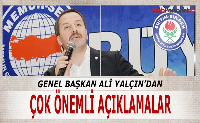 Ali Yalçın'dan Çok Önemli Açıklamalar