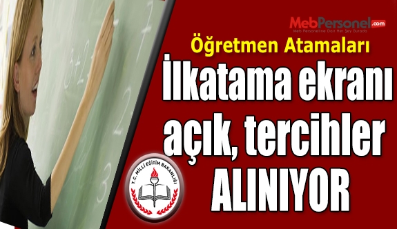 İlkatama Sözleşmeli Öğretmenlik Başvuruları Devam Ediyor