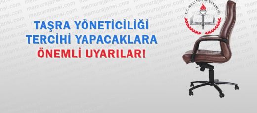 Yönetici atamalarına başvuracaklara Önemli uyarılar