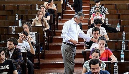 Sınav salonlarına kameralı takip