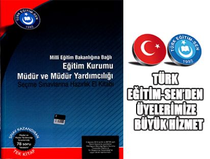 TÜRK EĞİTİM-SEN’DEN ÜYELERE BÜYÜK HİZMET!