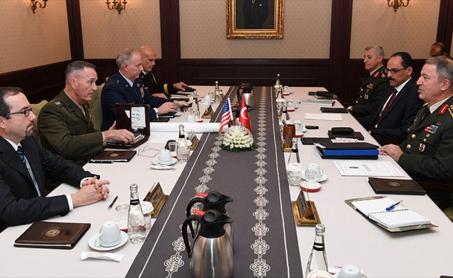 Akar ile Dunford Suriye ve Irak'ı görüştü