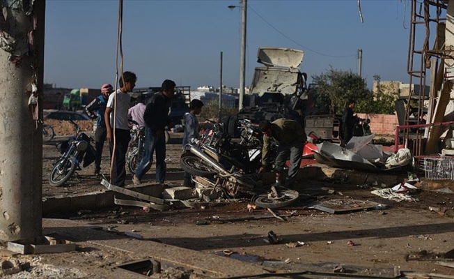 Azez'de bombalı saldırı: 11 yaralı
