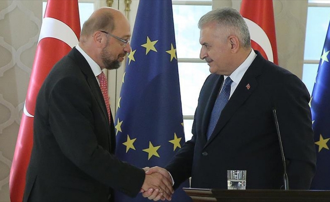 Başbakan Yıldırım AP Başkanı Schulz ile telefonda görüştü