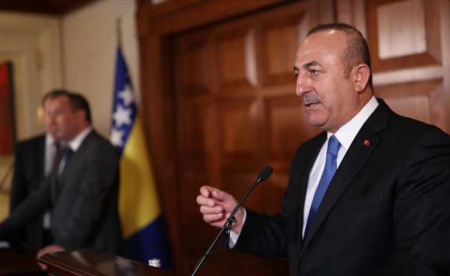 Çavuşoğlu-Crnadak ortak basın toplantısı