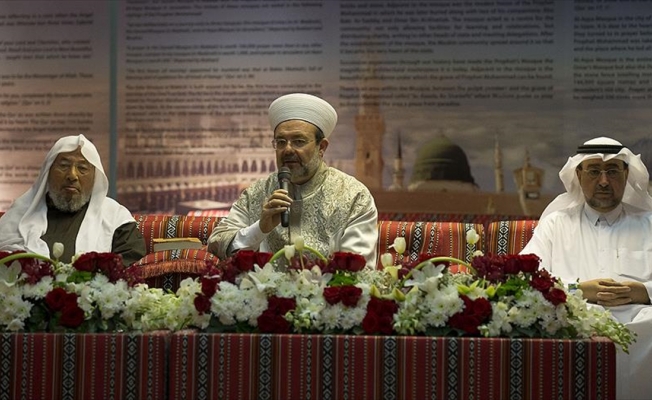 Görmez, Katar'da FETÖ'yü anlattı
