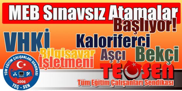 MEB Sınavsız Atamaların Yapılması İçin Valiliklere Yetki Devri Yaptı!