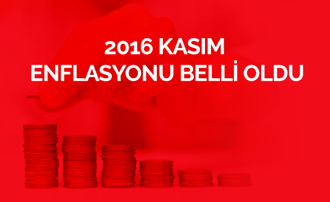 2016 Kasım Enflasyonu Belli Oldu