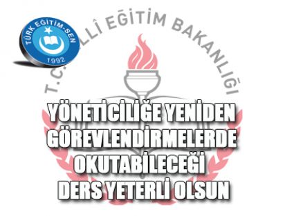 Yöneticiliğe Yeniden Görevlendirme Önerisi