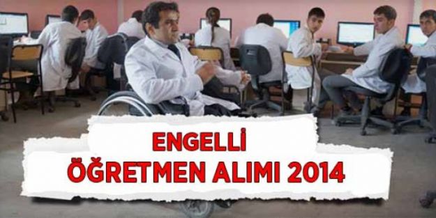 Eylül'de, engelli öğretmen alımı olmayacak