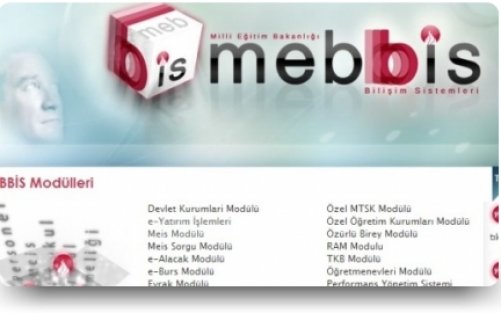 Müdürlük Başvurularında MEBBİS Ekranında Flaş Değişiklik