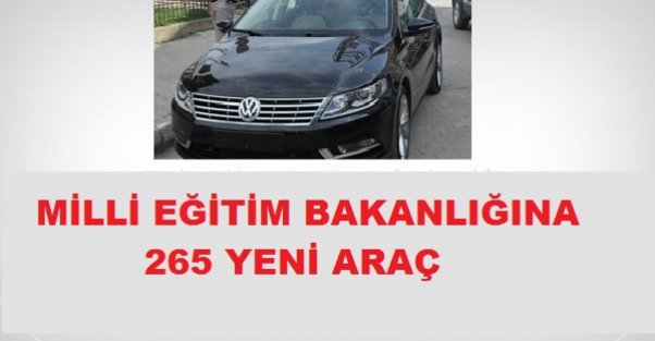 MEB'e 265 Yeni Araç Geliyor