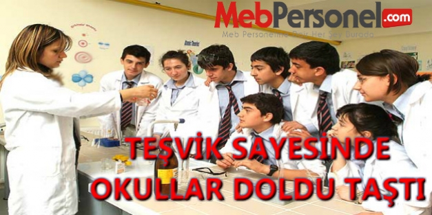 Teşvik Sayesinde Özel Okullar Doldu