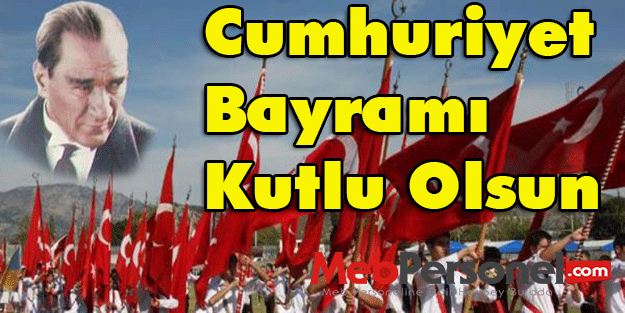 Cumhuriyet bayramı kutlu olsun