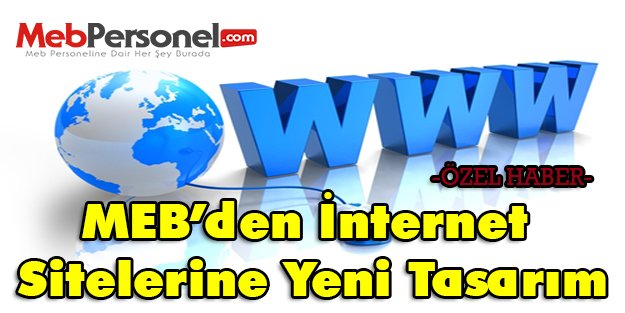 MEB İnternet Siteleri Yeni Tasarımlarıyla Karşınızda
