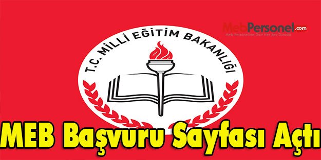 MEB Başvuru Sayfası Açtı