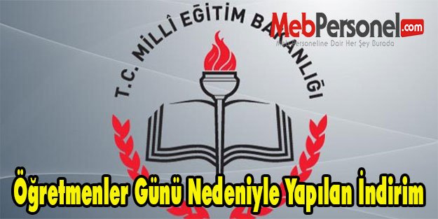 MEB'den ''Öğretmenler Günü Nedeniyle Yapılan İndirim'' Yazısı