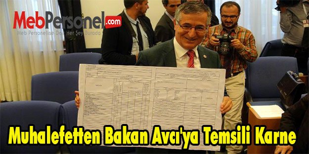 Muhalefetten Bakan Avcı'ya Temsili Karne