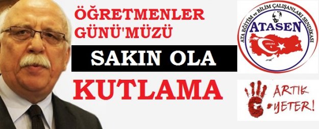 Öğretmenler Günü'müzü Sakın Ola Kutlama