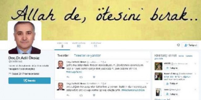 Adil Öksüz adına Twitter hesabı açıldı