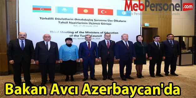Bakan Avcı Azerbaycan'da