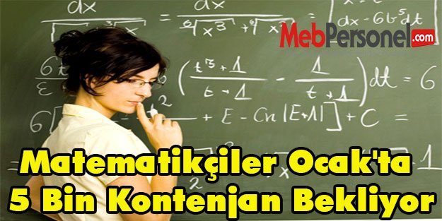 Matematikçiler Ocak'ta 5 Bin Kontenjan Bekliyor