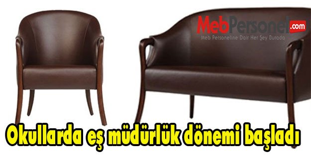 Okullarda eş müdürlük dönemi başladı