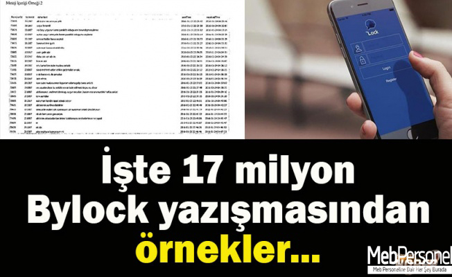 İşte 17 milyon Bylock yazışmasından örnekler...